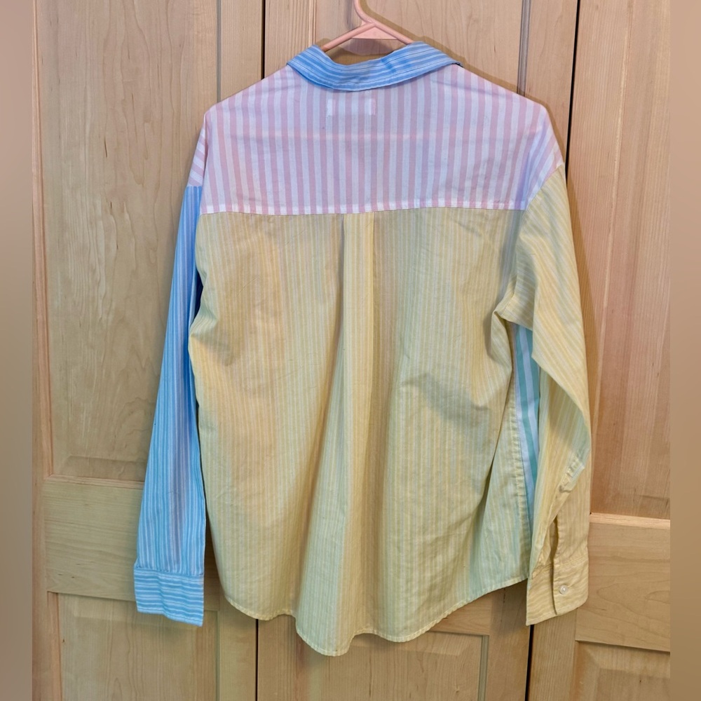 Hollister Colorblock Button Down Shirt - Picture 3 of 5